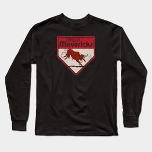 Defunct - Portland Mavericks Baseball Long Sleeve T-Shirt